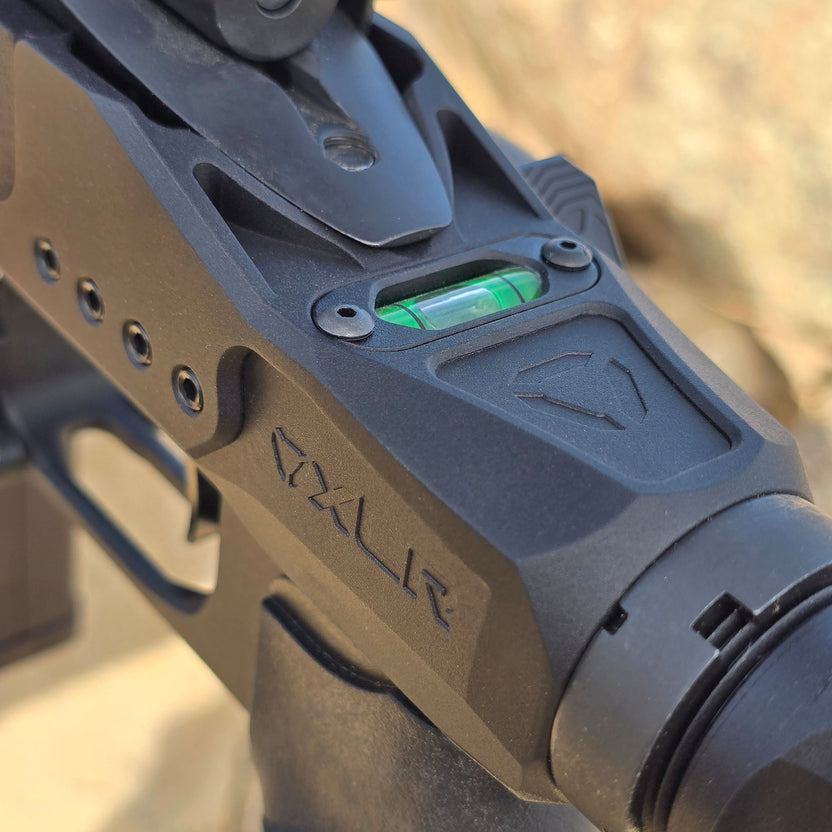 Integrated Bubble Level for Precision Shooting