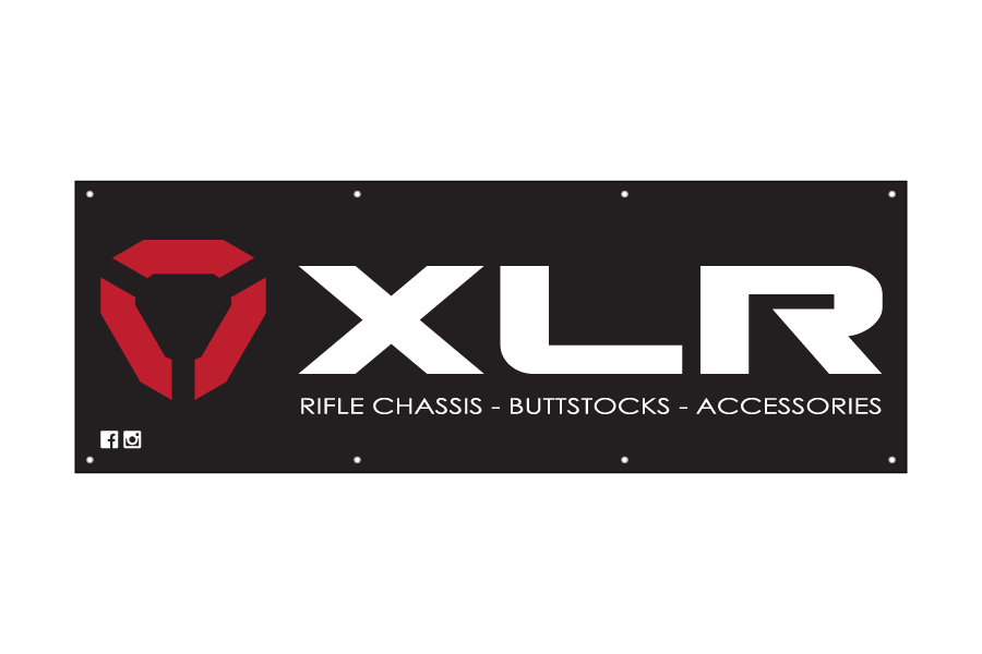 Vinyl Black XLR Banner