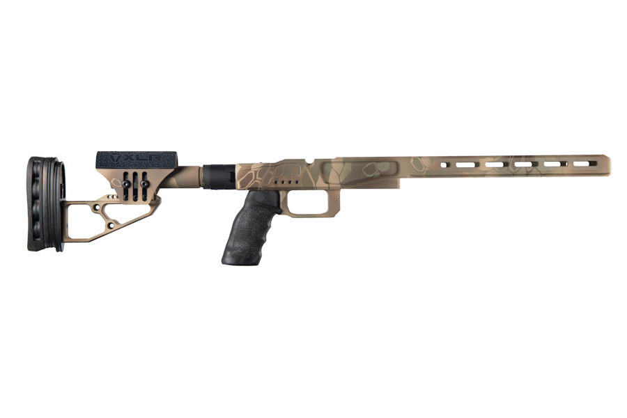 Purpose built hunting chassis with minimalist trigger guard and perfect for detachable magazine
