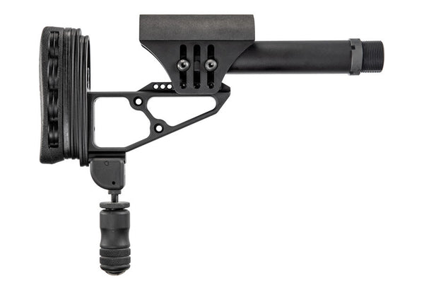 Accu-shot monopod attached to the rail adapter