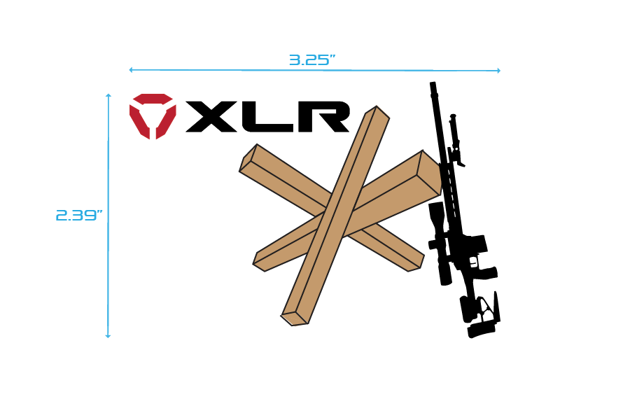 XLR Tank Trap Decal